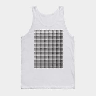 Hounds Tooth Check Black and White Houndstooth Pattern Tank Top